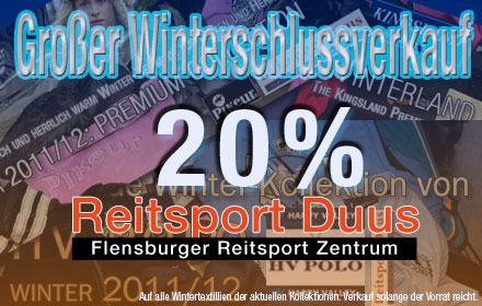 Reitsportmode Winterschlussverkauf Sonderangebot